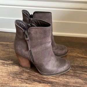 Brown Heel Booties